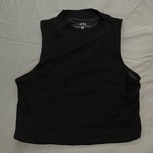 Klassy Network High Neck Brami Crop Top